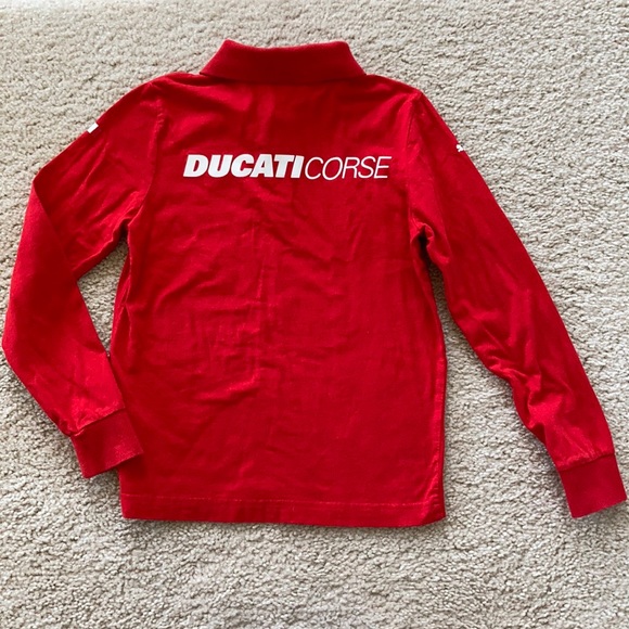 Boys Puma Ducati Corse Long Sleeve Shirt - Picture 4 of 6